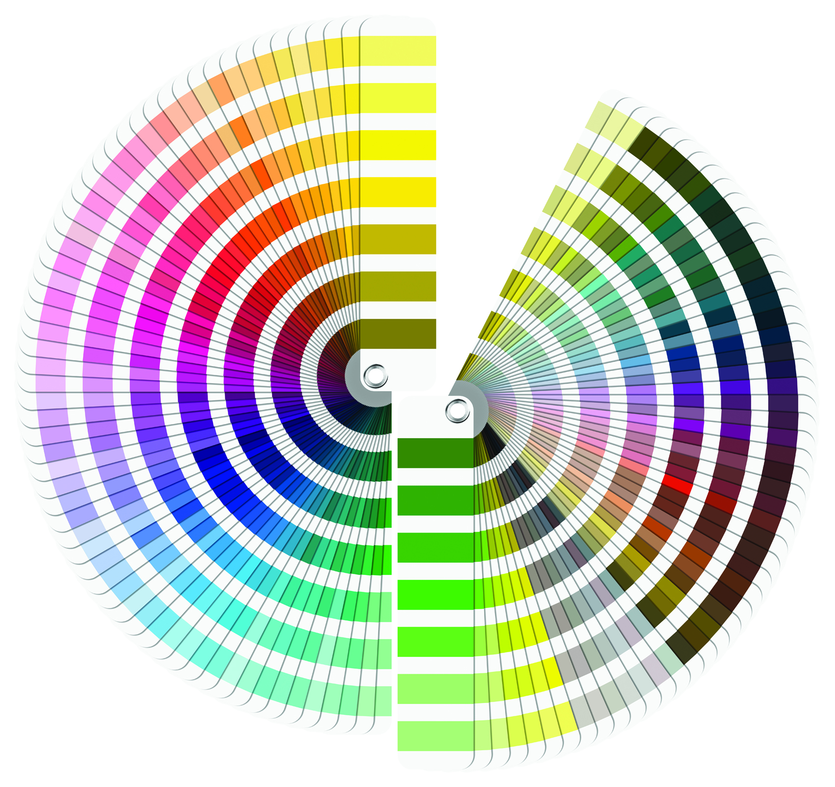 Notrax logomatten en geprinte matten met een ontwerp - kleurenwaaier Notrax logomatten en geprinte matten met een ontwerp - kleurenwaaier