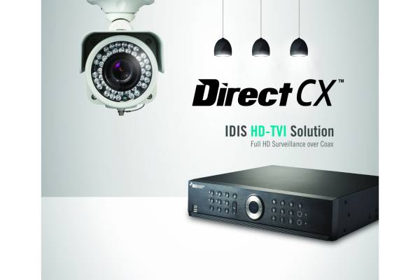 IDIS DirectCX™ dé camera-observatie oplossing over COAX