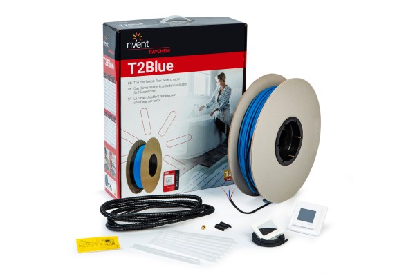 De flexibele vloerverwarmingskabel nVent RAYCHEM T2Blue