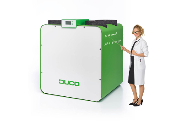 DucoBox Eco op Vakbeurs Energie: all-electric, c’est chic