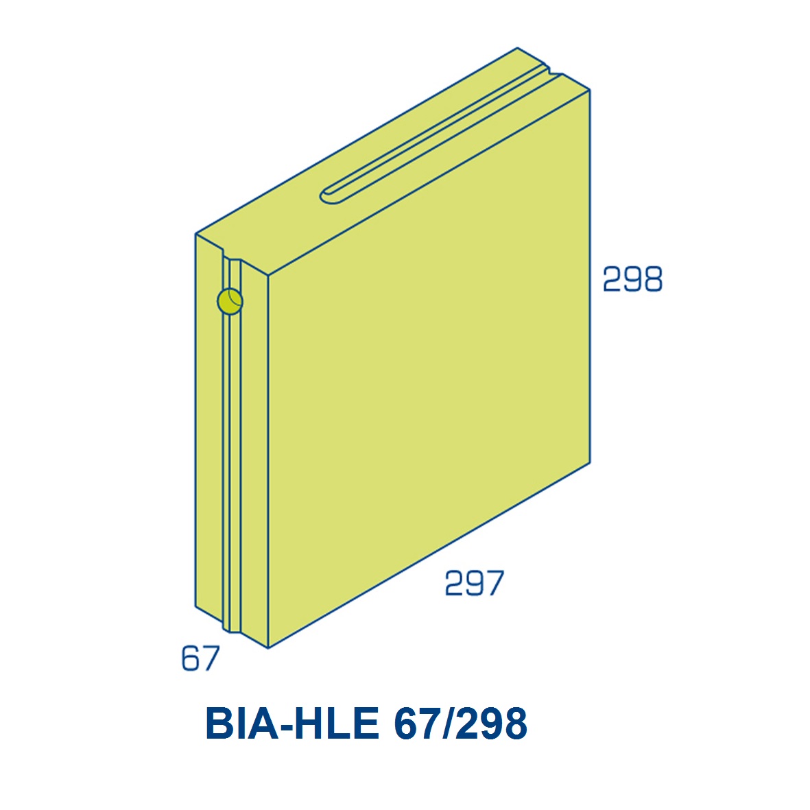 BIA Vuilwerk Lijmblokken BIA-HLE-67-298 BIA Vuilwerk Lijmblokken BIA-HLE-67-298