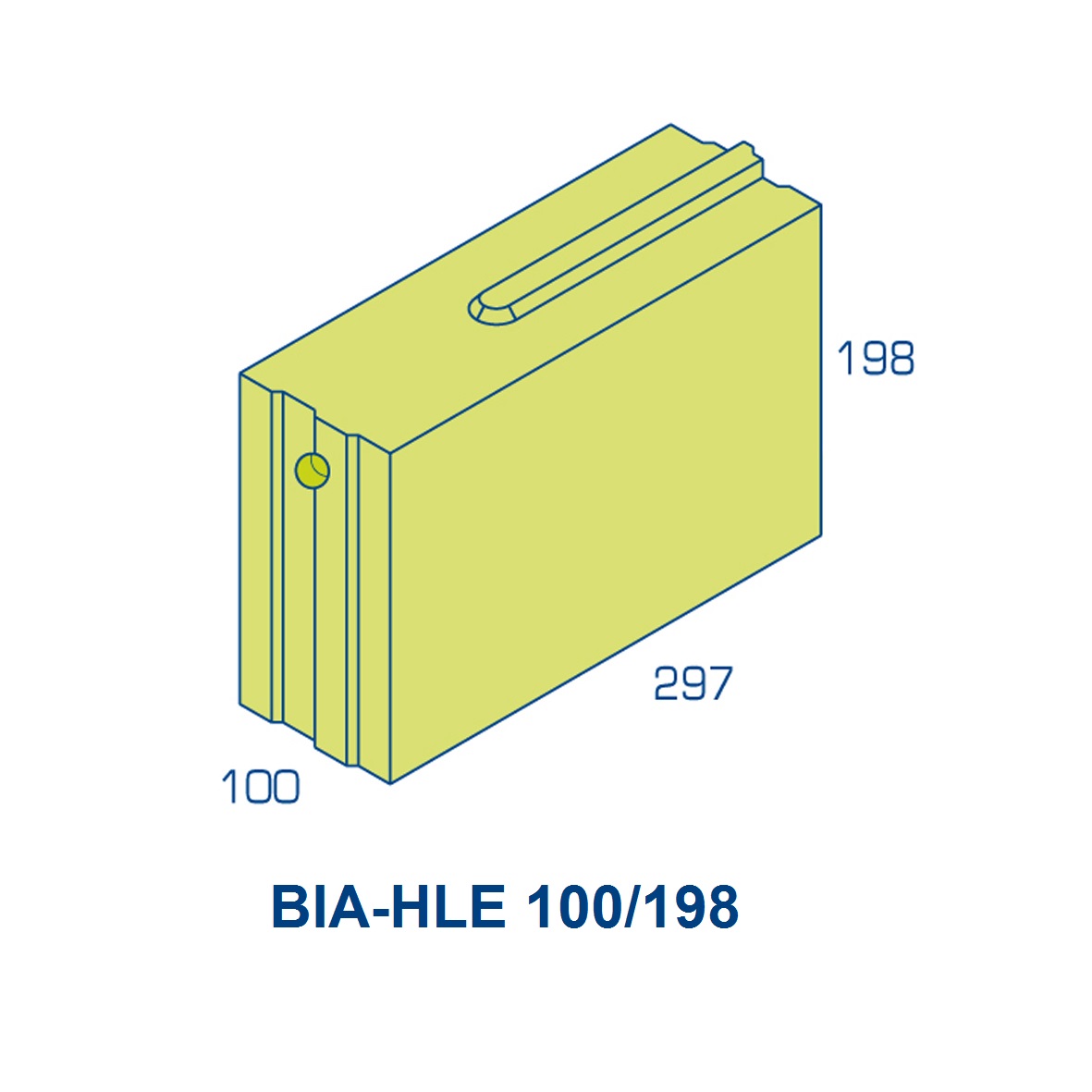 BIA Vuilwerk Lijmblokken BIA-HLE-100-198 BIA Vuilwerk Lijmblokken BIA-HLE-100-198