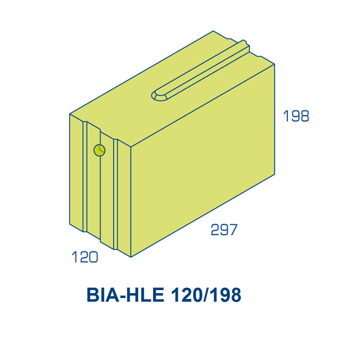 BIA Vuilwerk Lijmblokken BIA-HLE-120-198 BIA Vuilwerk Lijmblokken BIA-HLE-120-198