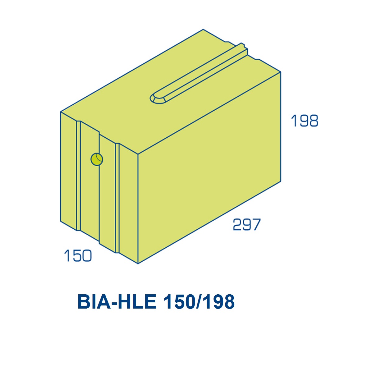 BIA Vuilwerk Lijmblokken BIA-HLE-150-198 BIA Vuilwerk Lijmblokken BIA-HLE-150-198