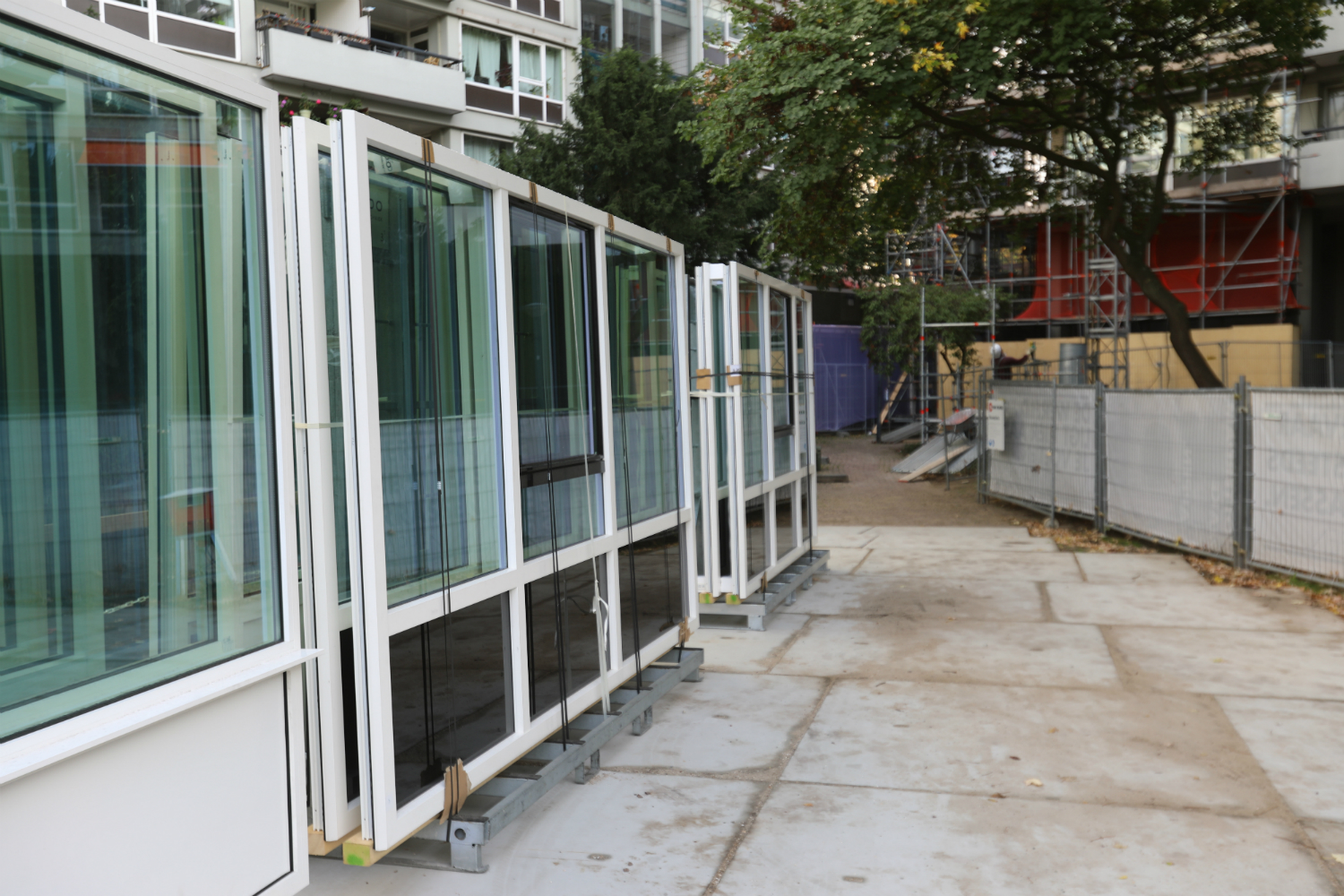 Jan Evertsenplaats Rotterdam, hele elementen Kawneer Jan Evertsenplaats Rotterdam, hele elementen Kawneer