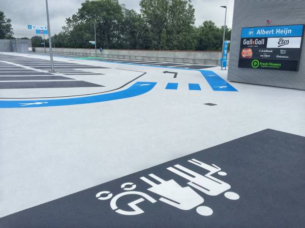 Triflex parkeren parkeerdek