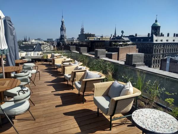 Zinco retentiedak Soho House Amsterdam 