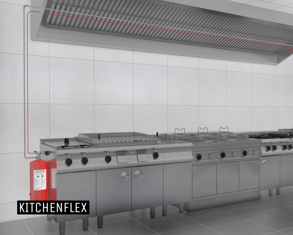 Saval Kitchenflex modulair brandbeveiligingssysteem