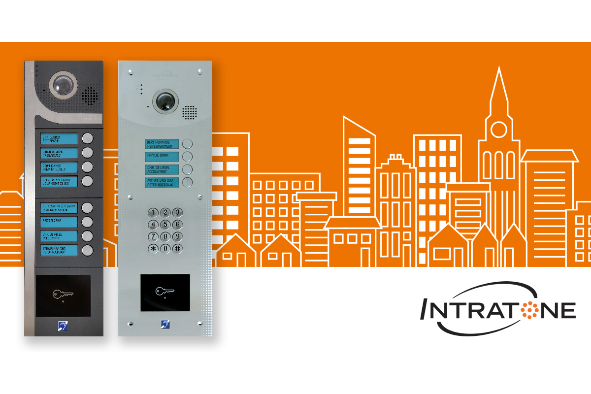 Intratone intercomsysteem met LCD-displays