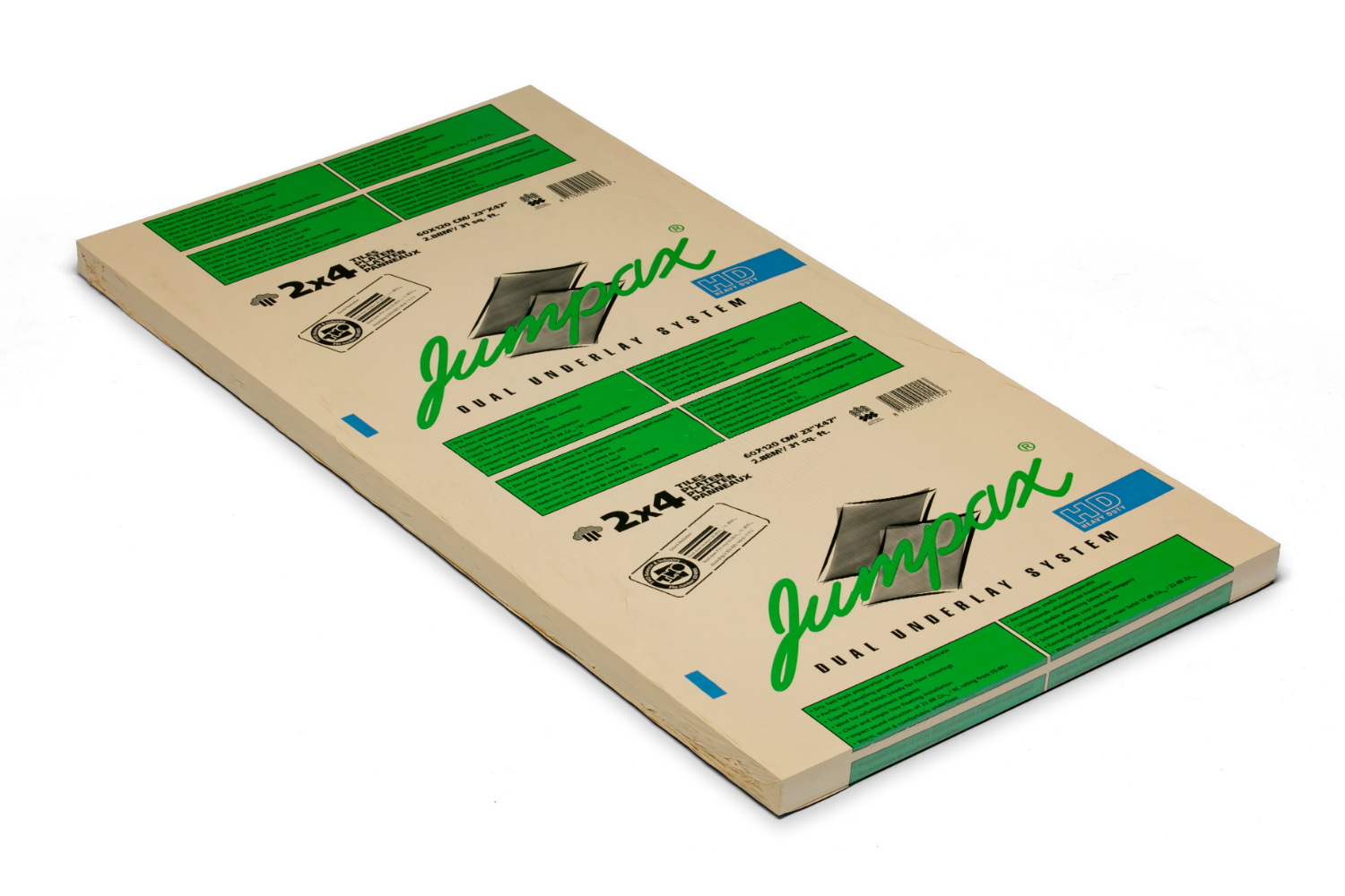 Jumpax HD ondervloer verpakking Jumpax HD ondervloer verpakking
