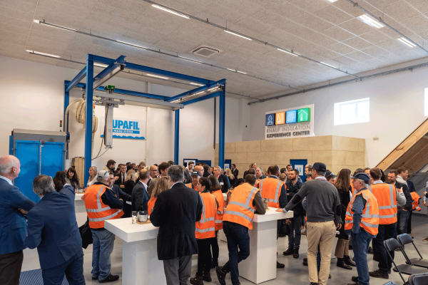 Knauf Insulation Experience Center bezoekers