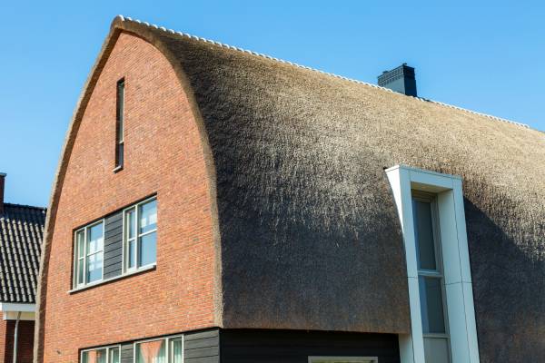 RondDak-sporenkap-elementen voor getoogde daken met riet