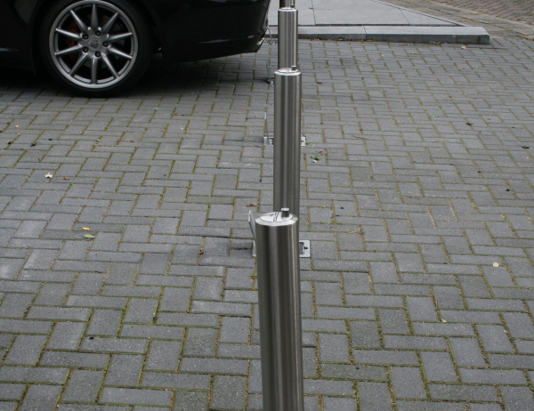 Rhino RT-5-SS-Bollard beveiligingspaal anti-rampaal verzinkbare paal