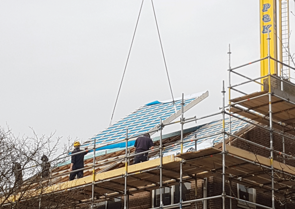 Prrefab houten dakelementen De Groot Vroomshoop