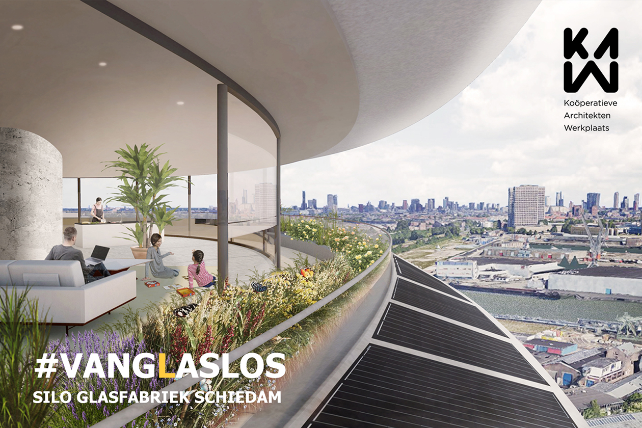 Kaw's ontwerp voor een appartement in de silo in Schiedam Kaw's ontwerp voor een appartement in de silo in Schiedam