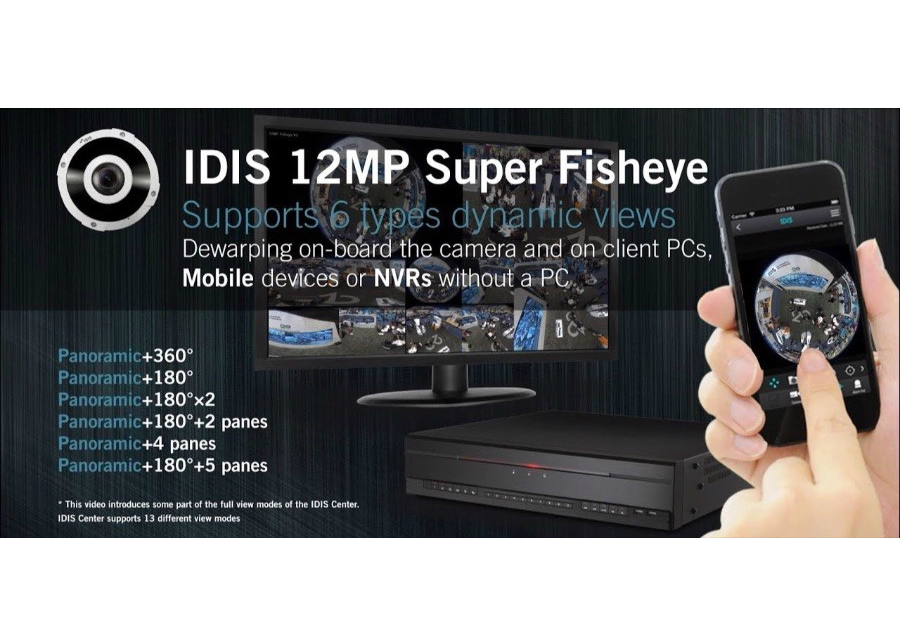 IDIS voegt twee nieuwe fisheye camera's aan het assortiment IDIS voegt twee nieuwe fisheye camera's aan het assortiment