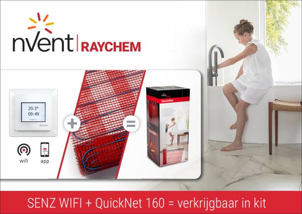 nVent RAYCHEM QuickNet vloerverwarmingsmat