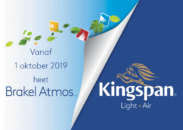 Brakel Atmos verder als Kingspan Light and Air