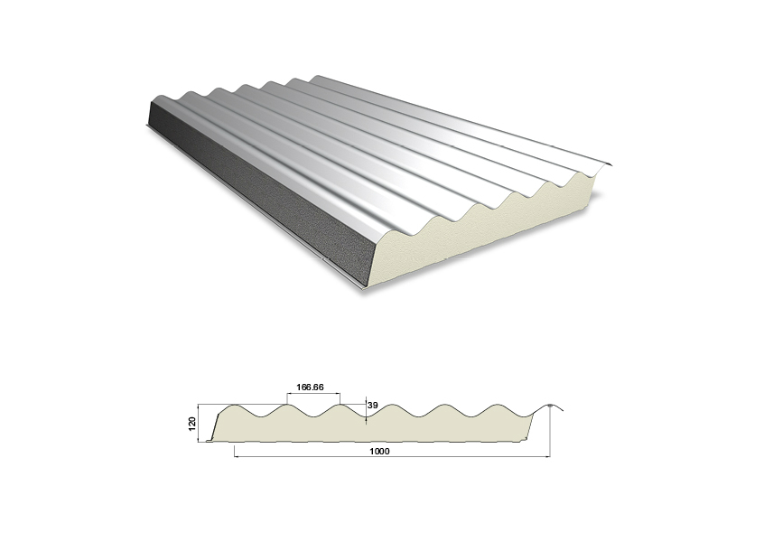 SAB Sandwichdakpanelen - Prefab-bouwelementen met veel keuze in coating en kleur