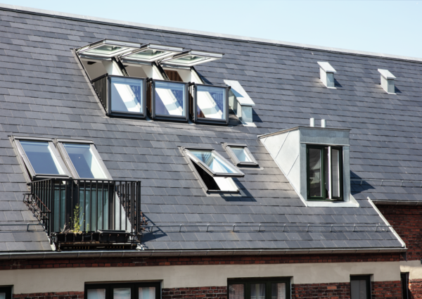 VELUX triple CABRIO balkonvensters buitenzijde