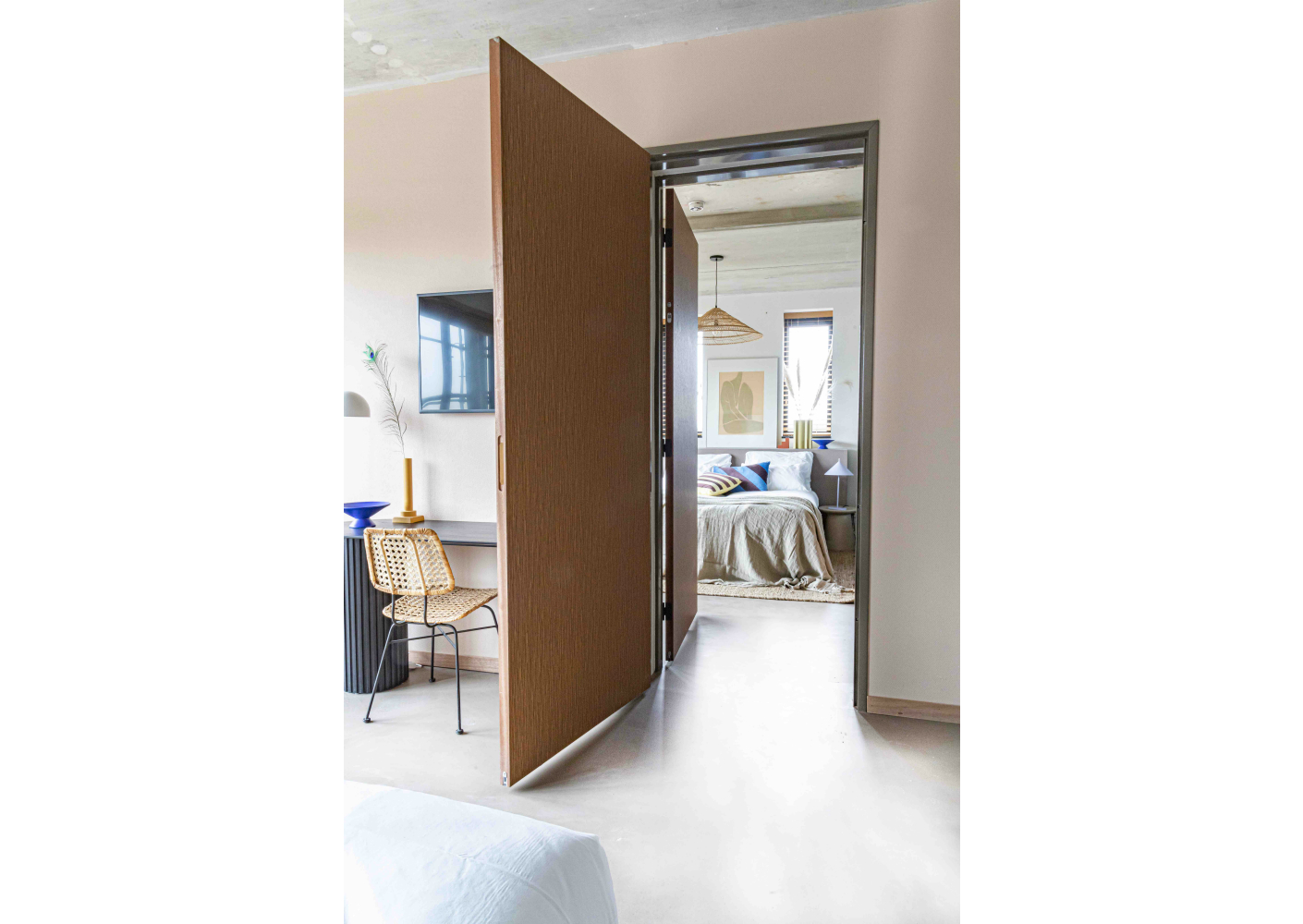 Dubbelkamer met duurzaam Marmoleum van Forbo Flooring Dubbelkamer met duurzaam Marmoleum van Forbo Flooring