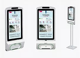 Handdispenser desinfectiemiddel met display Handdispenser desinfectiemiddel met display