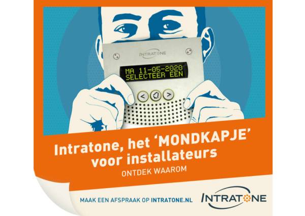 Intratone, het 'mondkapje' voor installateurs