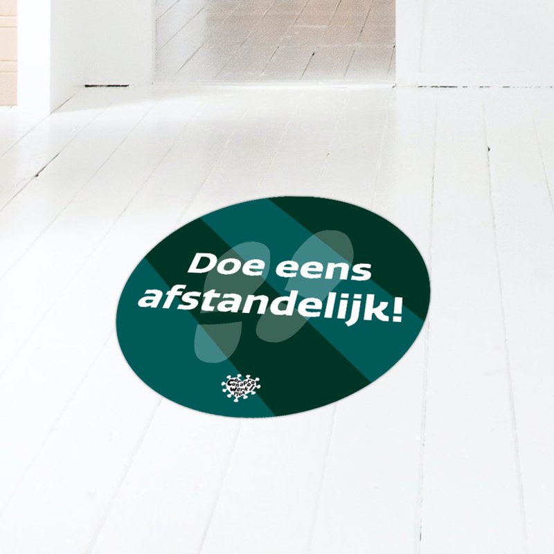 1,5 Meter(HOUD AFSTAND) vloerstickers