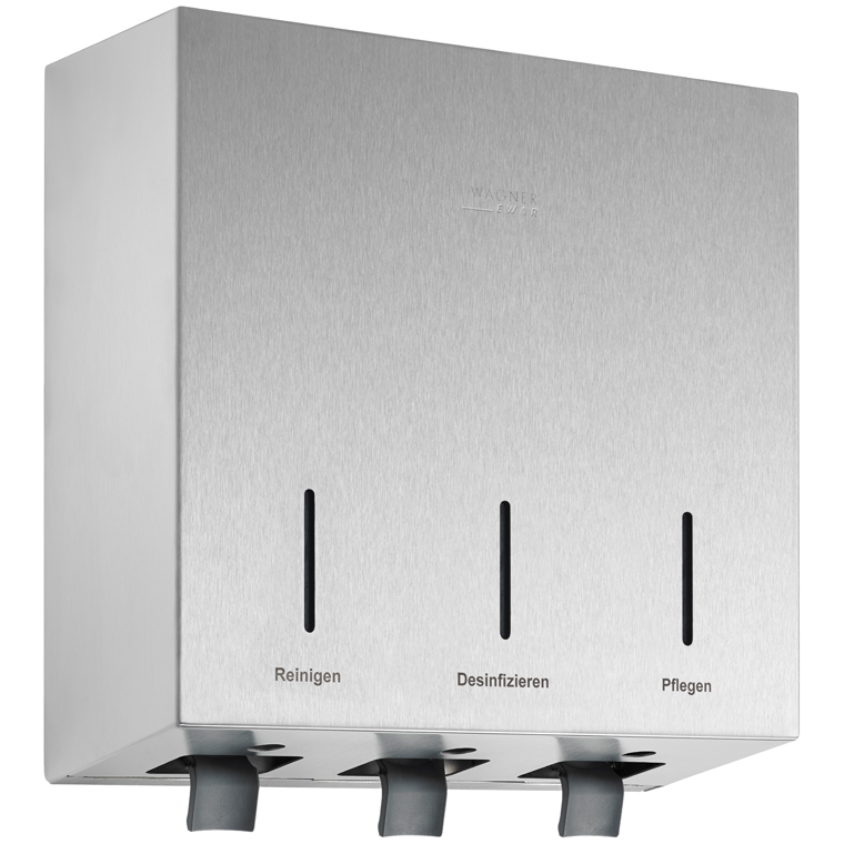 Hygiene-shop.nl | NBD Nederlandse Bouwdocumentatie Wagner-EWAR WP575 combinatie dispenser voor zeep, lotion en desinfectant