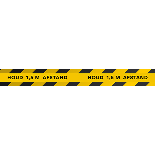 shop.signploeg.nl | NBD Nederlandse Bouwdocumentatie Vloersticker Rechthoek 1200 x 150 mm