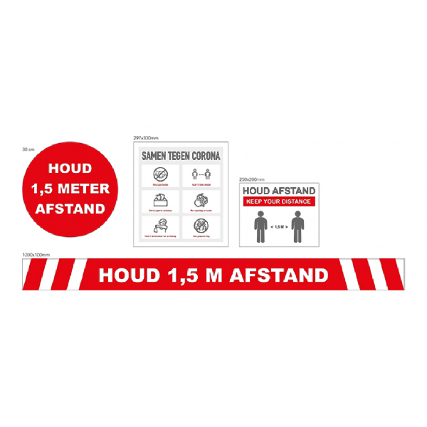 Onlinedrukwerk.eu | NBD Nederlandse Bouwdocumentatie Anti corona stickers