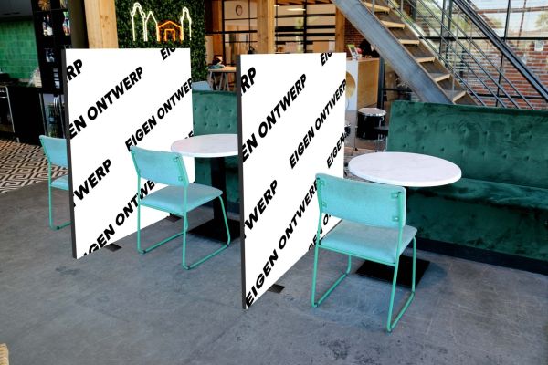 shop.signploeg.nl | NBD Nederlandse Bouwdocumentatie Scheidingsscherm 1350x1350mm