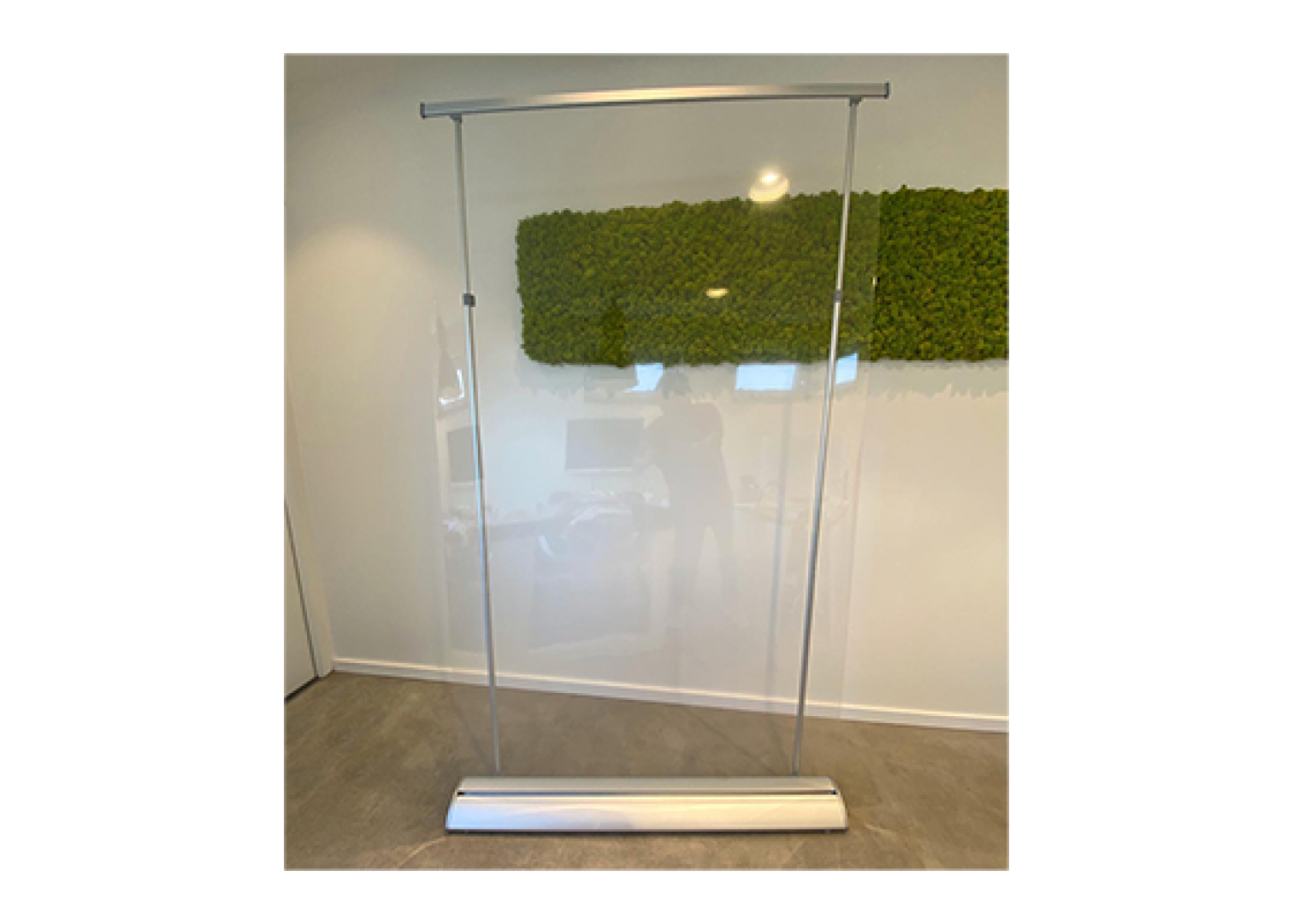 Transparante roll-up banner Transparante roll-up banner