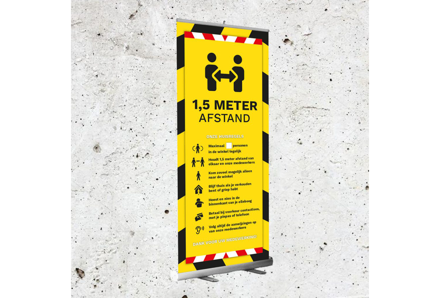 Roll-upbanners Roll-upbanners