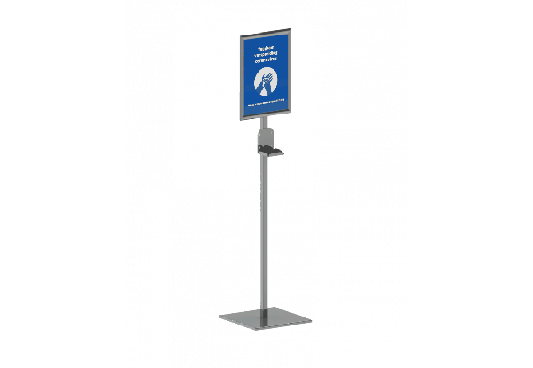 Defibrion | NBD Nederlandse Bouwdocumentatie Standaard voor handgeldispenser met infobord