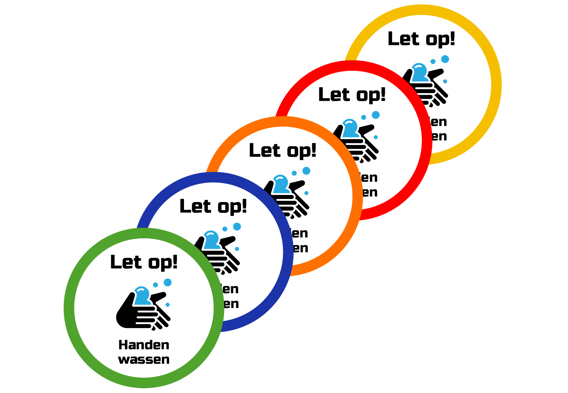 Sticker Handen Wassen Sticker Handen Wassen