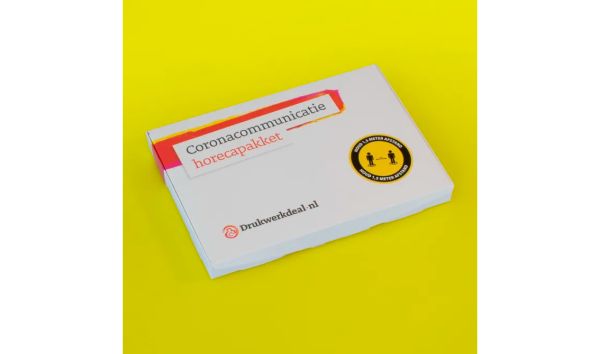 Drukwerkdeal.nl | NBD Nederlandse Bouwdocumentatie Coronacommunicatie horecapakket