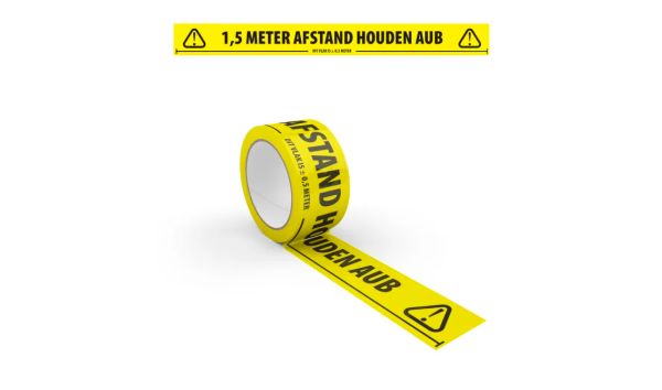 Drukwerkdeal.nl | NBD Nederlandse Bouwdocumentatie Houd afstand tape
