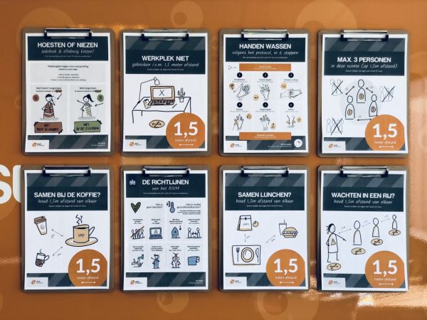 Visual Workplace | NBD Nederlandse Bouwdocumentatie COVID-19 - INFO Posters (Custom)