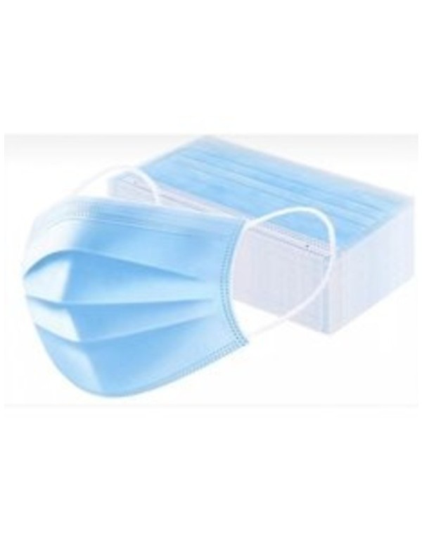 Mondkapje type 2R 3 laags en norm blauw 50st
