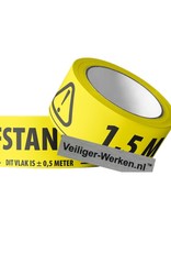 Locker Concept | NBD Nederlandse Bouwdocumentatie Social Distance Tape - 15 Meter Afstand Houden