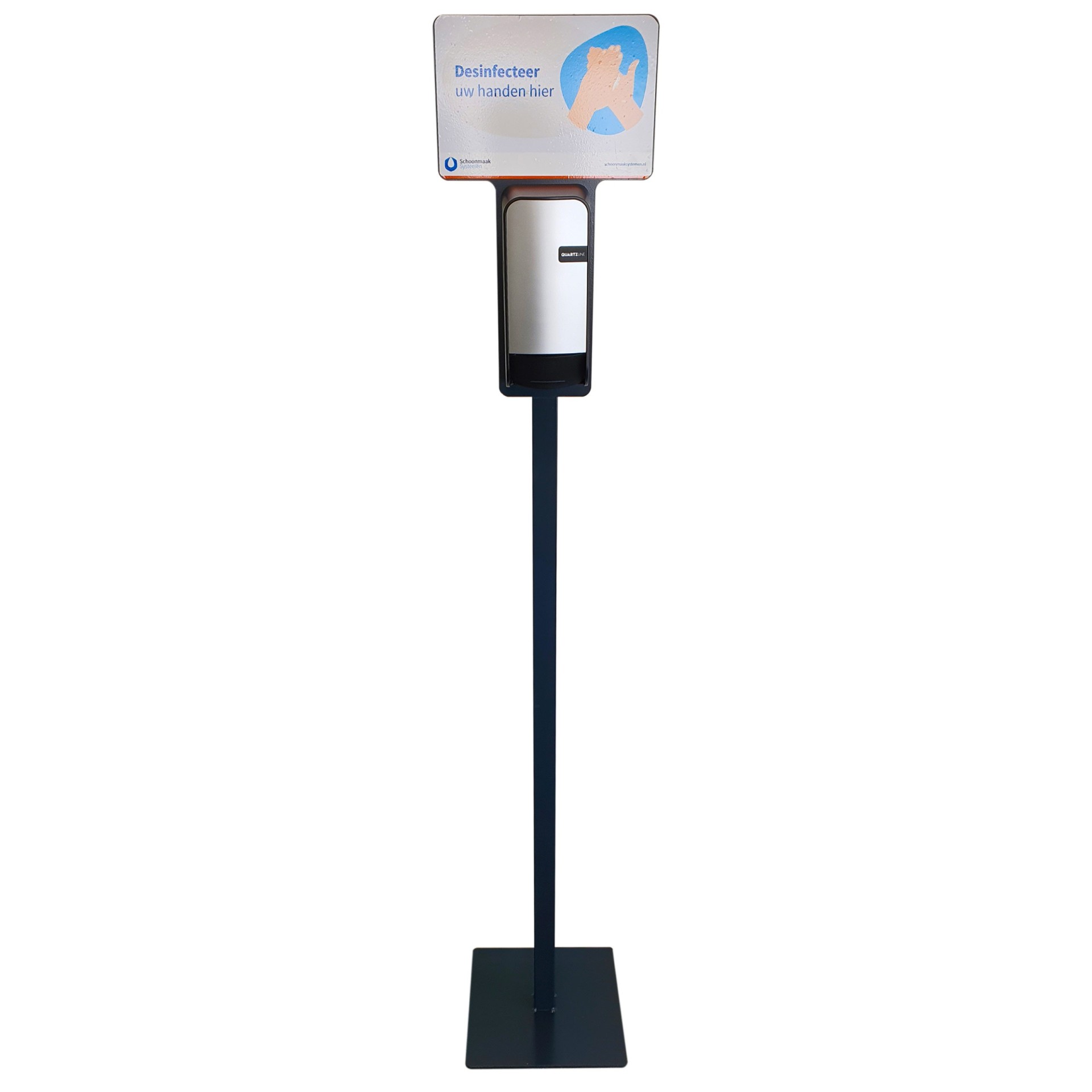 Desinfectiezuil inclusief dispeners Desinfectiezuil inclusief dispeners