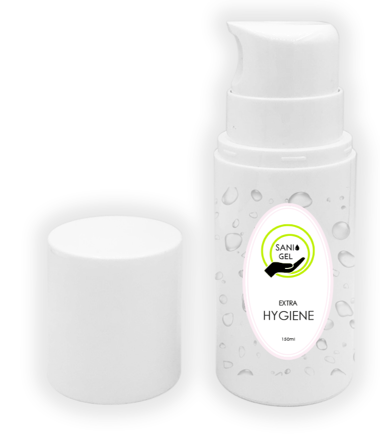Sani Gel Hand Desinfectie 150ml (met dop) Sani Gel Hand Desinfectie 150ml (met dop)