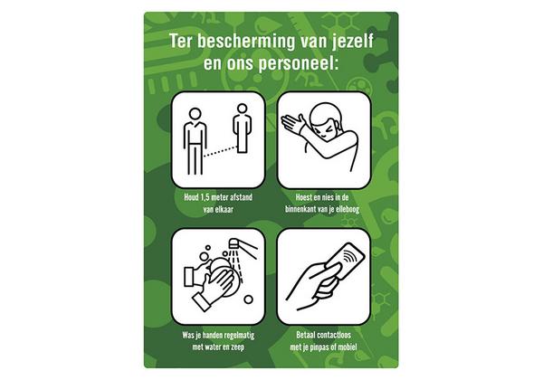 Corona / Covid19 - stickers ondersteuning