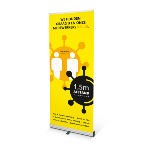 COVID-19 roll-up banners - Geel