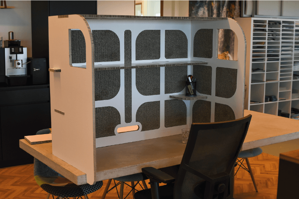Paperwood thuiswerk cubicle Paperwood thuiswerk cubicle