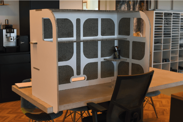 Paperwood thuiswerk cubicle