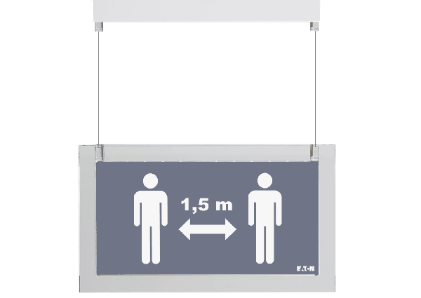 Eaton CrystalWay Social Distancing armatuur