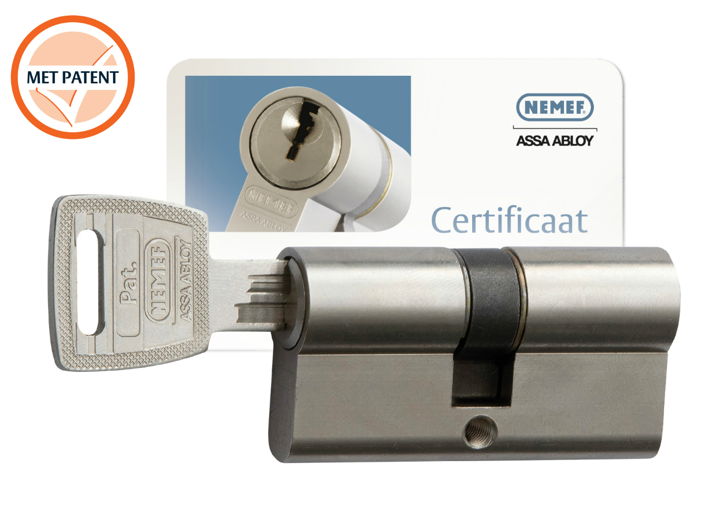 Nemef introduceert NF3plus veiligheidscilinders met patent Nemef introduceert NF3plus veiligheidscilinders met patent