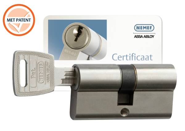 Nemef introduceert NF3plus veiligheidscilinders met patent 